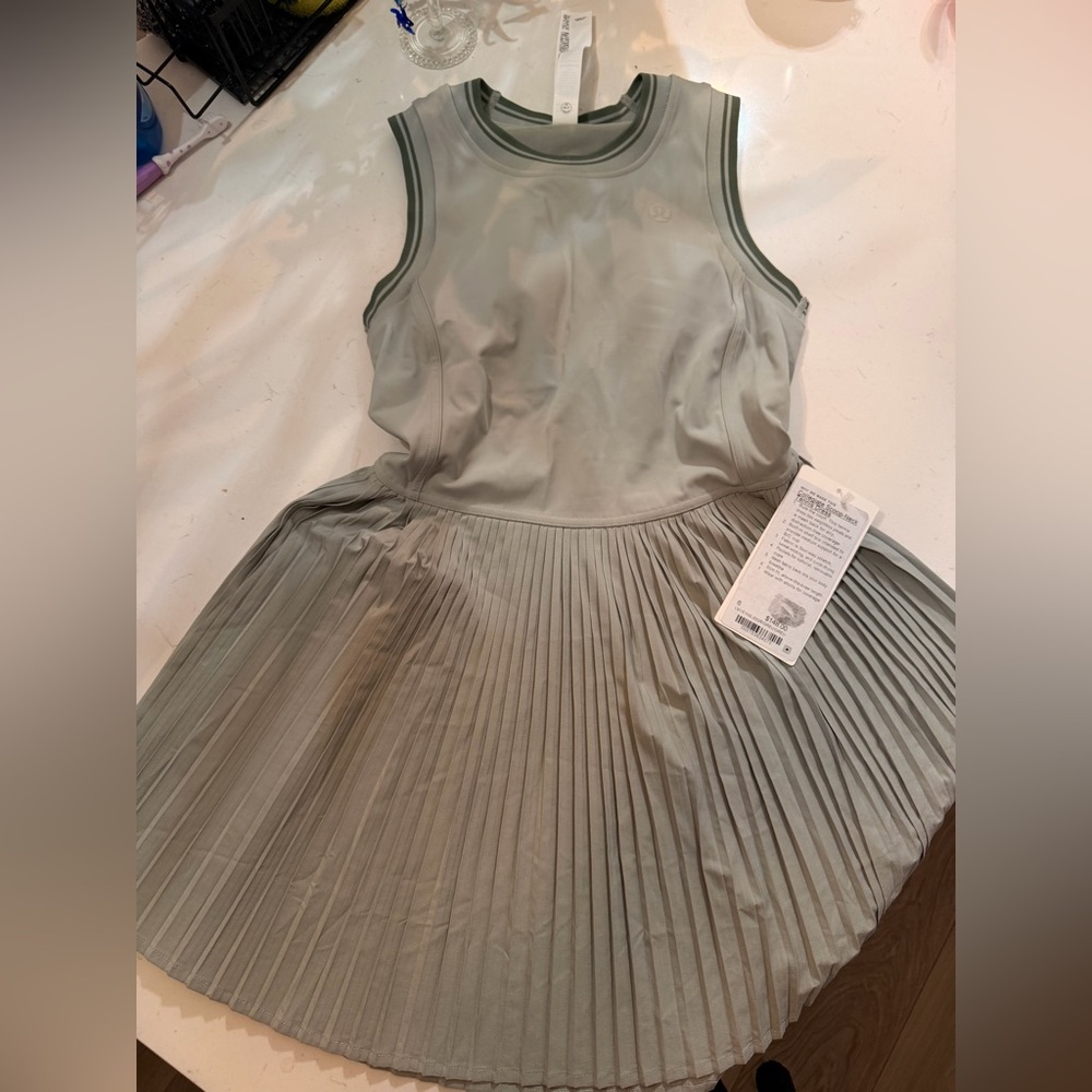 Varsity Scoop-Neck Linerless Tennis dress
